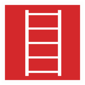 Знак безопасности F-03 «Пожарная лестница»